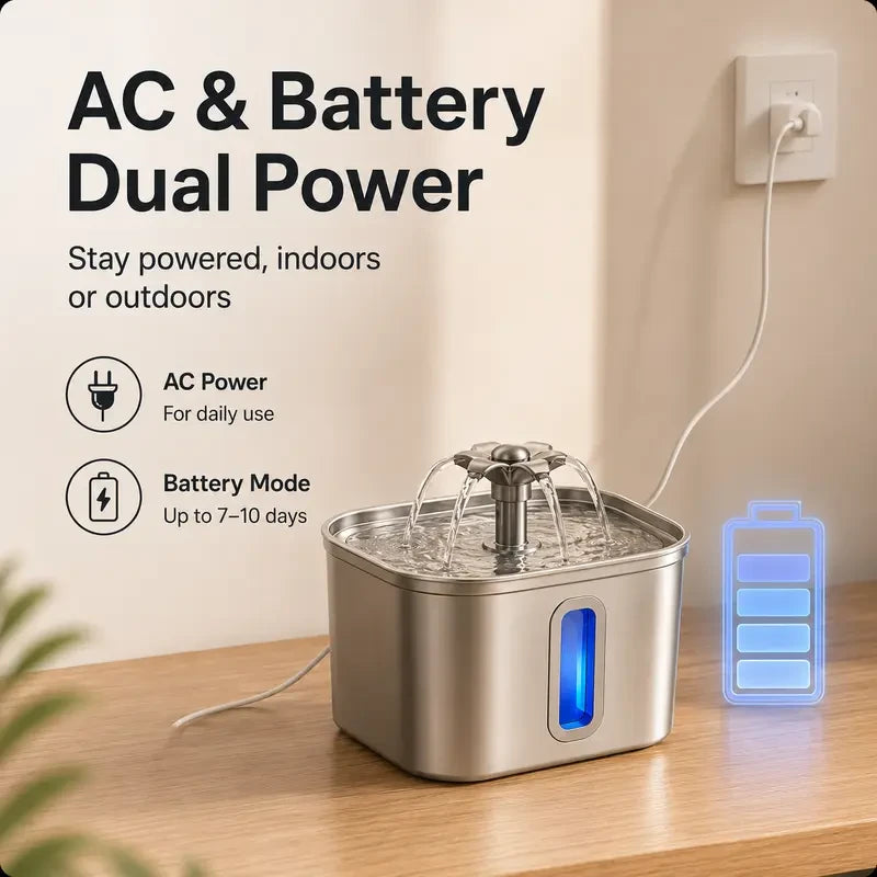 Veken Automatic Pet Water Fountain