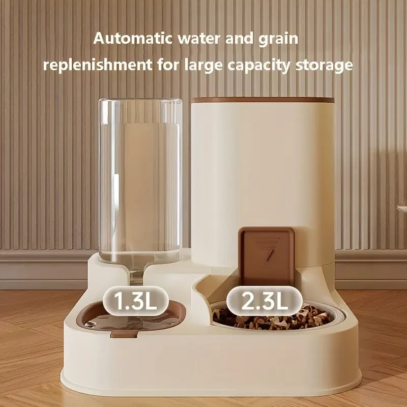 Automatic Pet Feeding and Water Dispenser