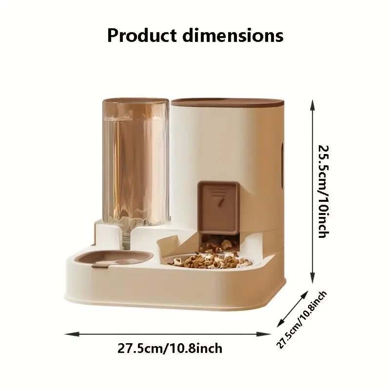 Automatic Pet Feeding and Water Dispenser