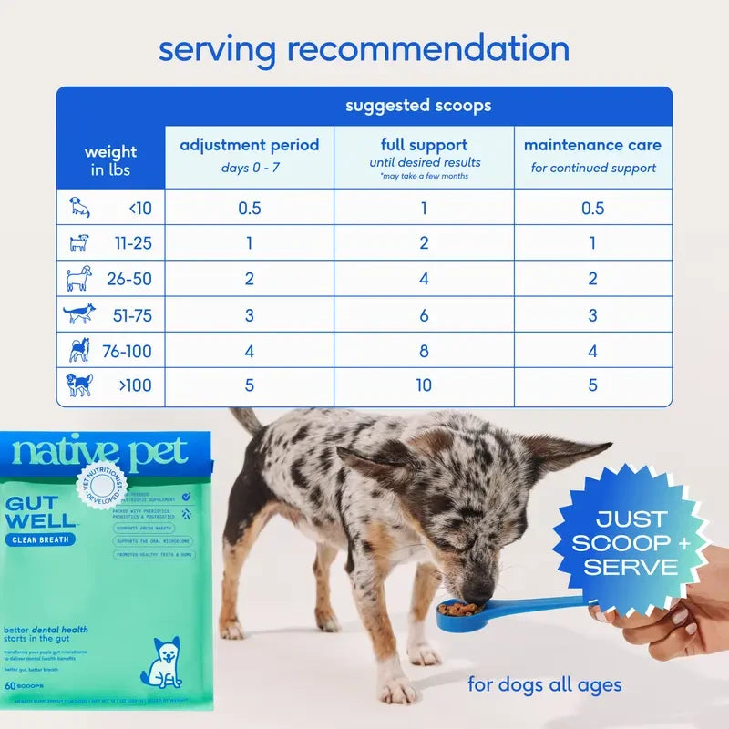 Dog Dental Powder for Plaque and Tartar