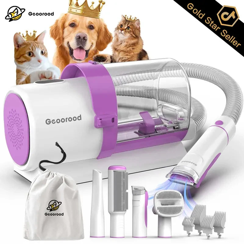 Geoorood Pet Grooming Vacuum Kit