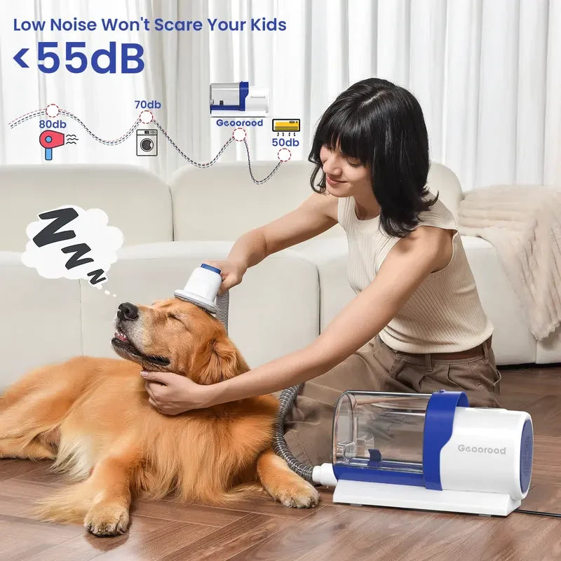 Geoorood Pet Grooming Vacuum Kit