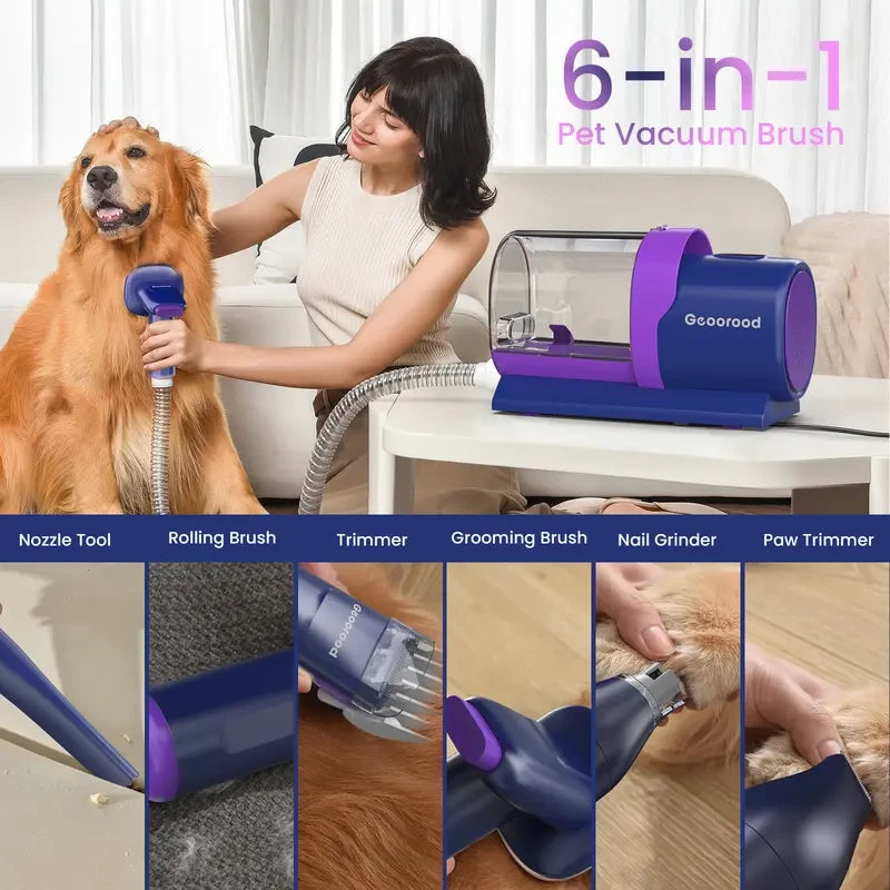 Geoorood Pet Grooming Vacuum Kit