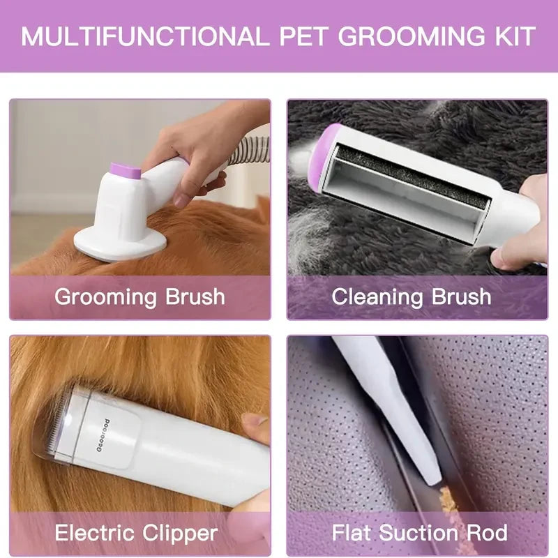 Geoorood Pet Grooming Vacuum Kit