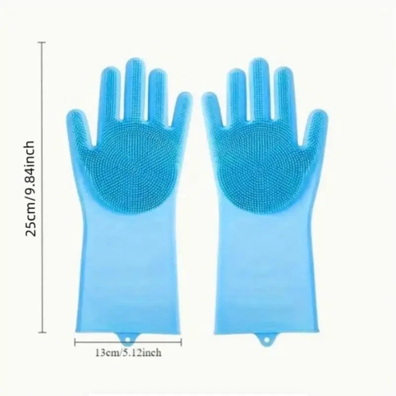 Silicone Pet Bath Massage Gloves