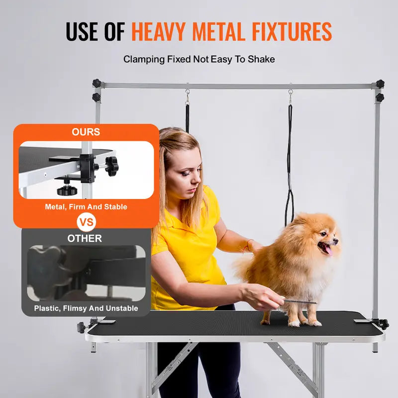 Petovia Heavy-Duty 46" Foldable Pet Grooming Table