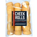 9-12” Long-Lasting Peanut Butter Collagen Cheek Rolls by Petovia | 100% Natural, Single-Ingredient Dog Chews for Power Chewers (3-Pack)